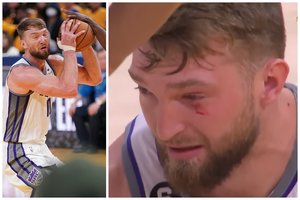 Domanto Sabonio sezonas dar nebaigtas: „Kings“ galingai smogė NBA čempionams San Fransiske