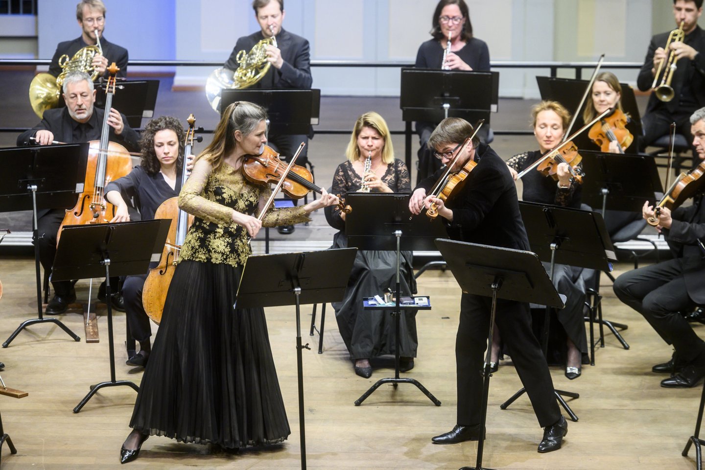J. Jansen ir „Camerata Salzburg“ koncertas Nacionalinėje filharmonijoje.<br> D.Matvejevo nuotr.