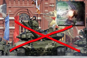 Įsimintini vaizdai: modernusis rusų tankas bandė gudrauti, bet ukrainiečių artileristai buvo gudresni