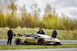 Treniruočių metu Estijoje sudužo „Ignera & Bio Circle by Dynami:t“ komandos „Lamborghini“ 