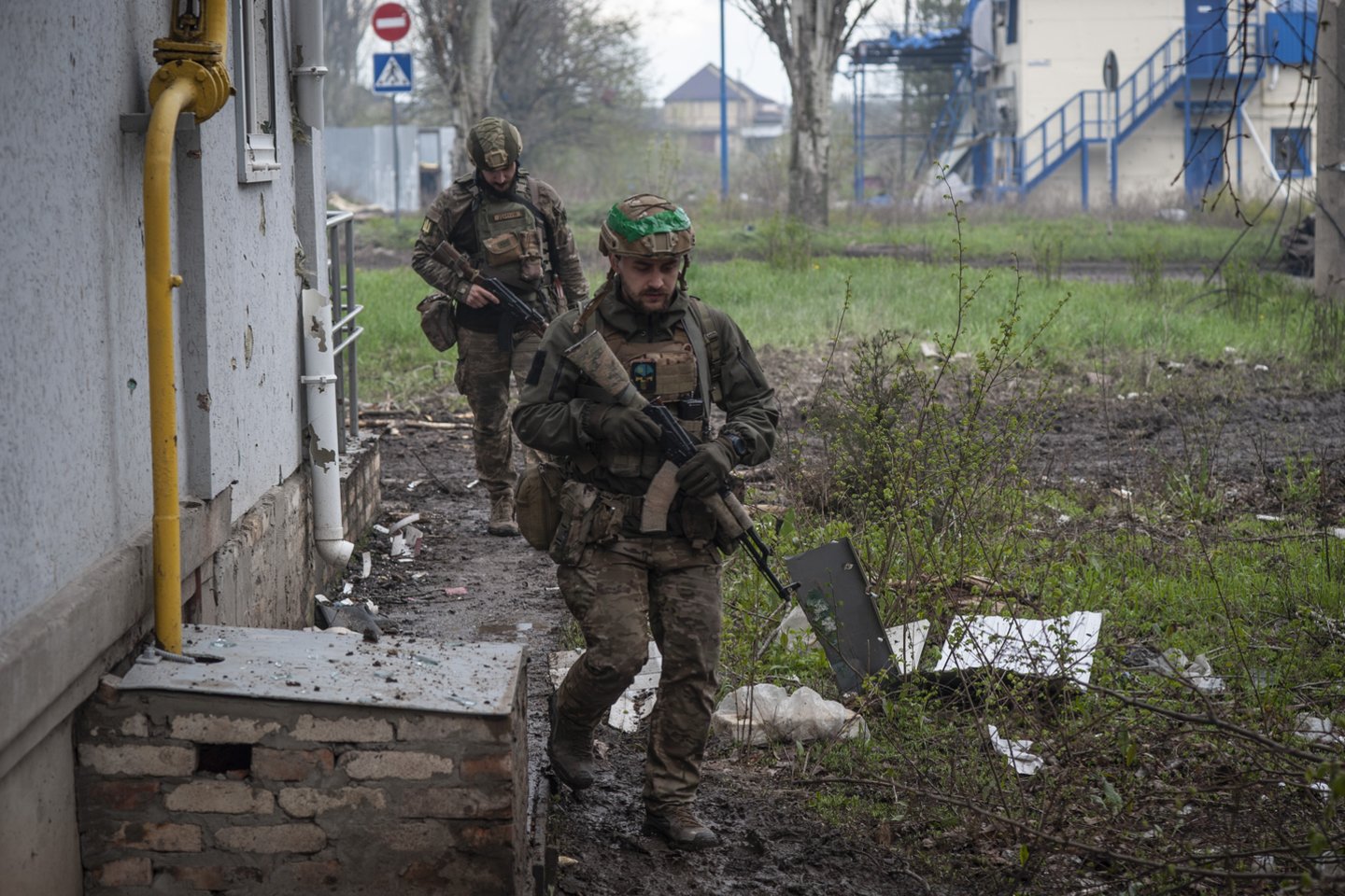 Karas Ukrainoje, Bachmutas.<br>AP/Scanpix nuotr.