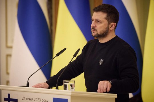 V. Zelenskis atvyko į Suomiją