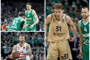 Eurolygos lietuviai: šaltakraujis R. Jokubaitis, visapusis D. Motiejūnas ir vertinga L. Biručio patirtis