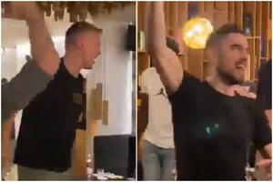 Šaras ir „Barcelona“ po pergalės prieš „Žalgirį“ šėlo Kaune