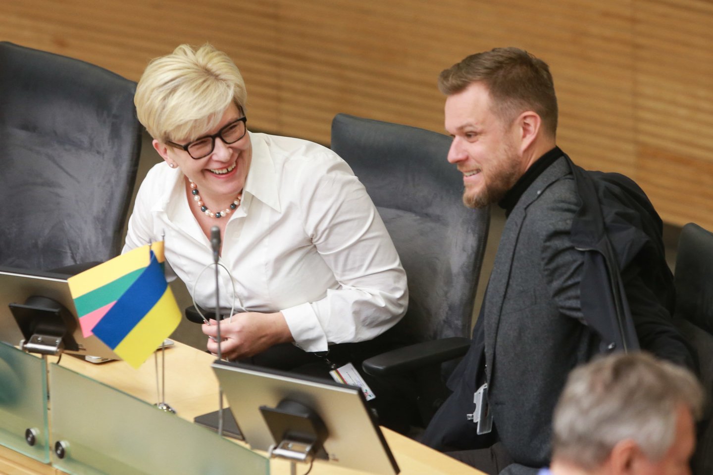 Ingrida Šimonytė ir Gabrielius Landsbergis.<br>R.Danisevičiaus nuotr.