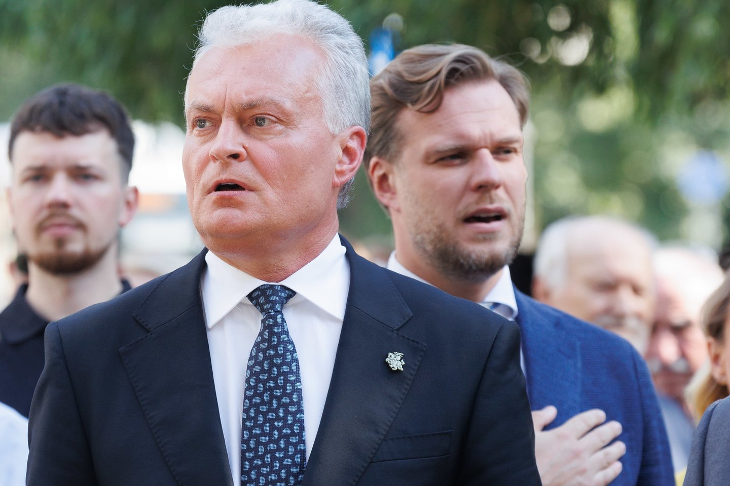 G. Nausėda ir G. Landsbergis.<br>T. Bauro nuotr.
