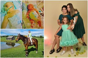 Dramatiški mažametės Adrianos išbandymai: mama padovanojo dalį kepenų, bet šeimą sukrėtė nauja nelaimė