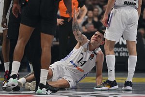 G. Deckas nepadės „Real“ lemiamame Eurolygos ketvirtfinalio mūšyje prieš „Partizan“