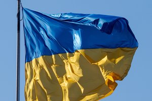 Berlyno teismas: Ukrainos vėliavos galės būti keliamos prie Antrojo pasaulinio karo memorialų