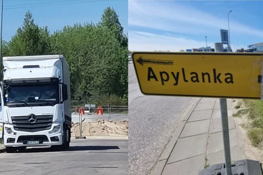 Kaunietę papiktino klaidingi ženklai dėl kelio remonto darbų.