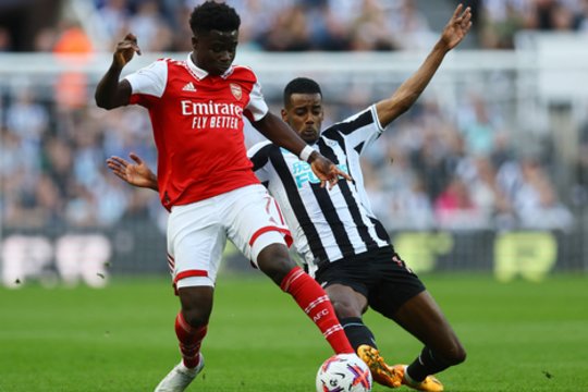  Niukaslo ekipą įveikęs „Arsenal“ lieka kovoje dėl titulo