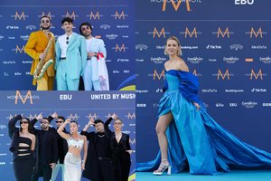 Liverpulyje oficialiai atidaryta 67-oji „Eurovizija“: turkio spalvos kilimu žengė ir Monika Linkytė