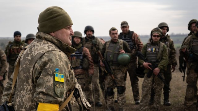 Įrodymas, kad ukrainiečių oro gynyba funkcionuoja: į Kyjivą paleistus rusų dronus numušė JAV mokyti kariai