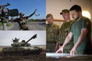 Tarp artėjančio kontrpuolimo ženklų – atgyjantys Chersono kaimai: apie puolimą liudija ir karinio transporto pilni keliai