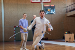 Lietuvos fechtavimo čempionais tapo Viktė Ažukaitė ir Arnas Salokas