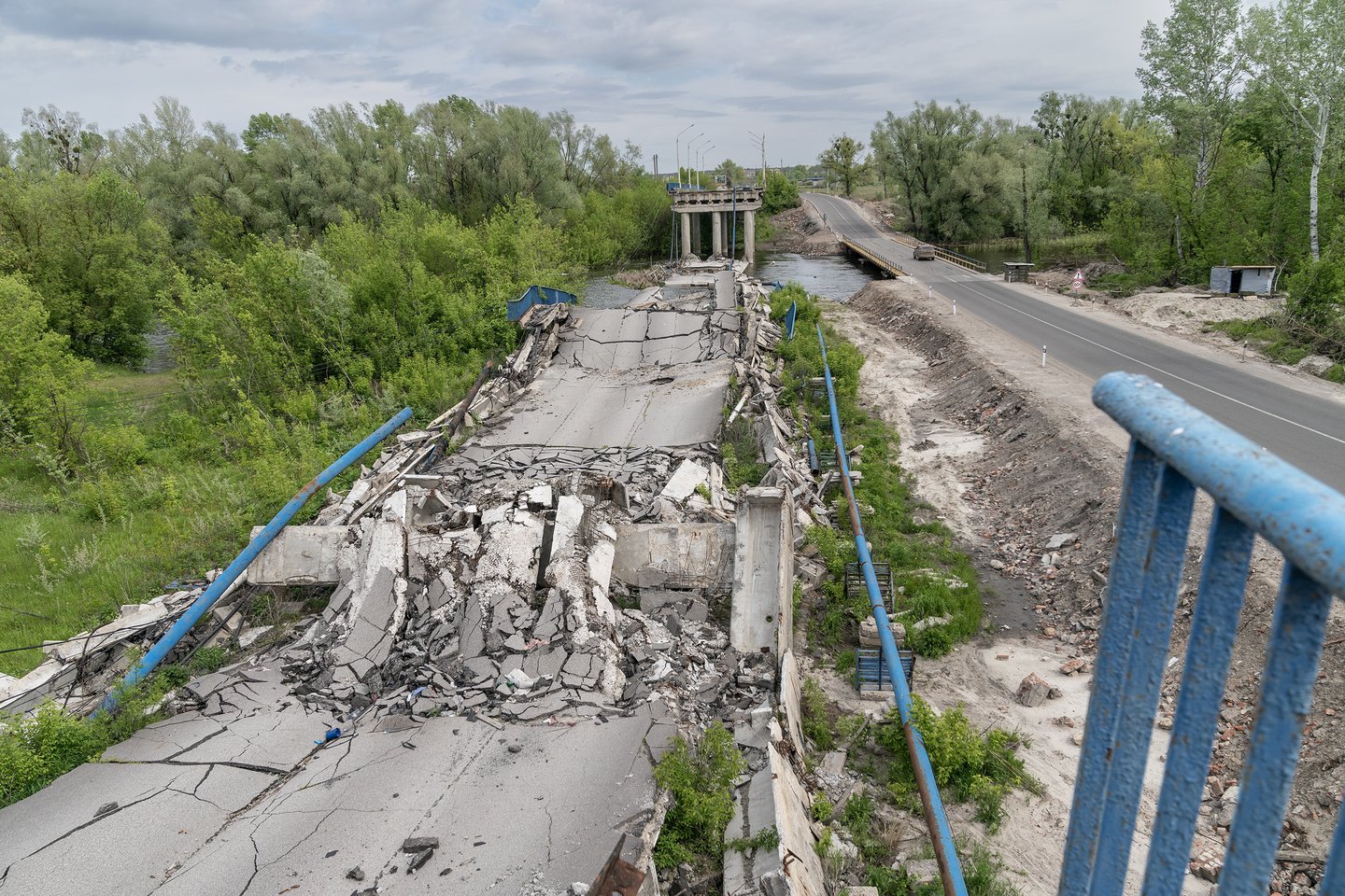 Karas Ukrainoje, Charkivo regionas.<br>ZUMA Press/Scanpix nuotr.