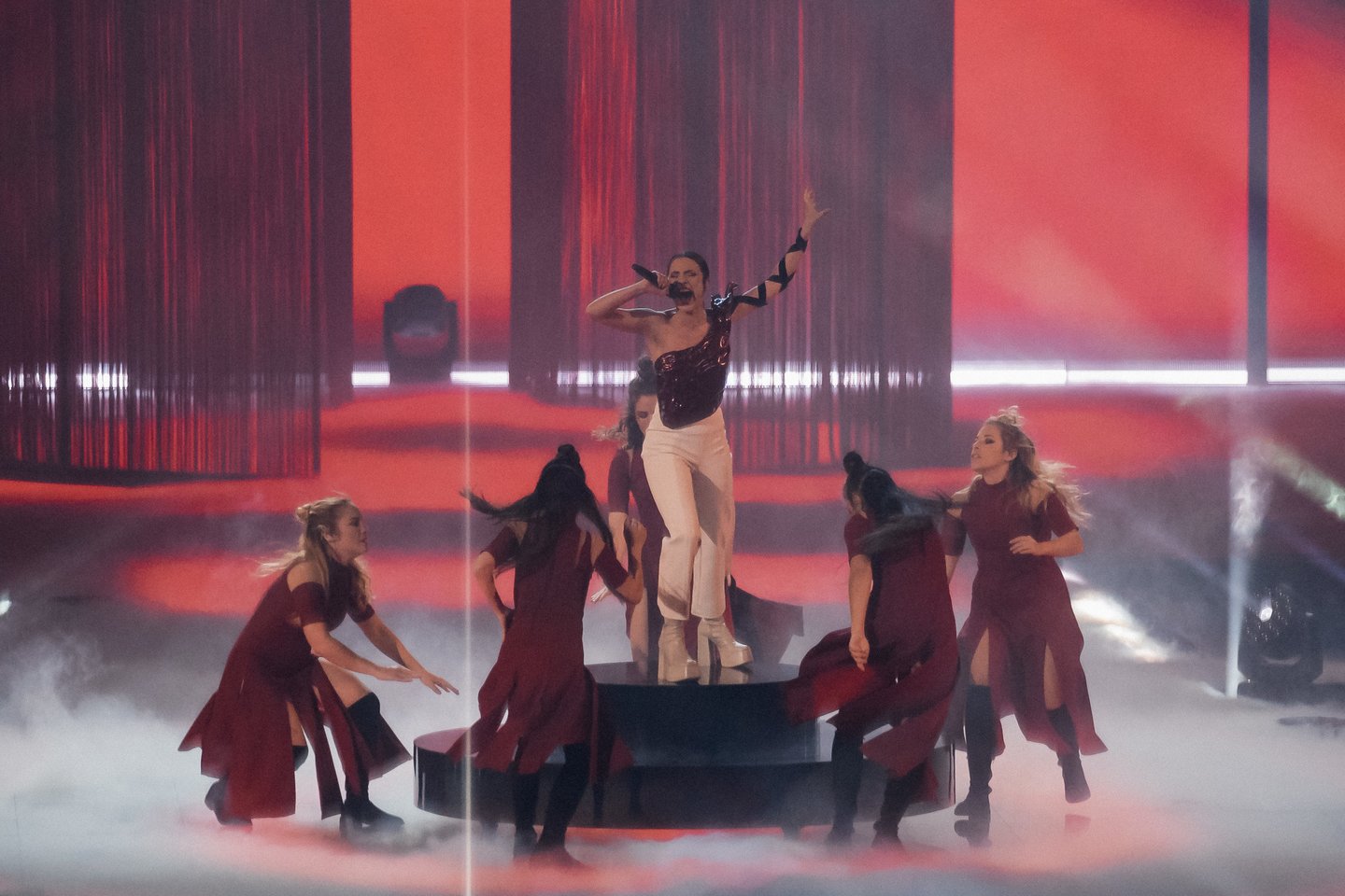 „Eurovizijos“ akimirkos. <br>G. Bitvinsko nuotr.