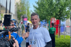 Po skandalų – į varžybas: bėgime Vilniuje dalyvavo ir R. Kaukėnas