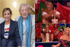 Paaiškėjo, kad „Eurovizijoje“ visų dėmesį prikausčiusi britų komikė – lietuvių kilmės: čia palaidotas ir jos tėtis