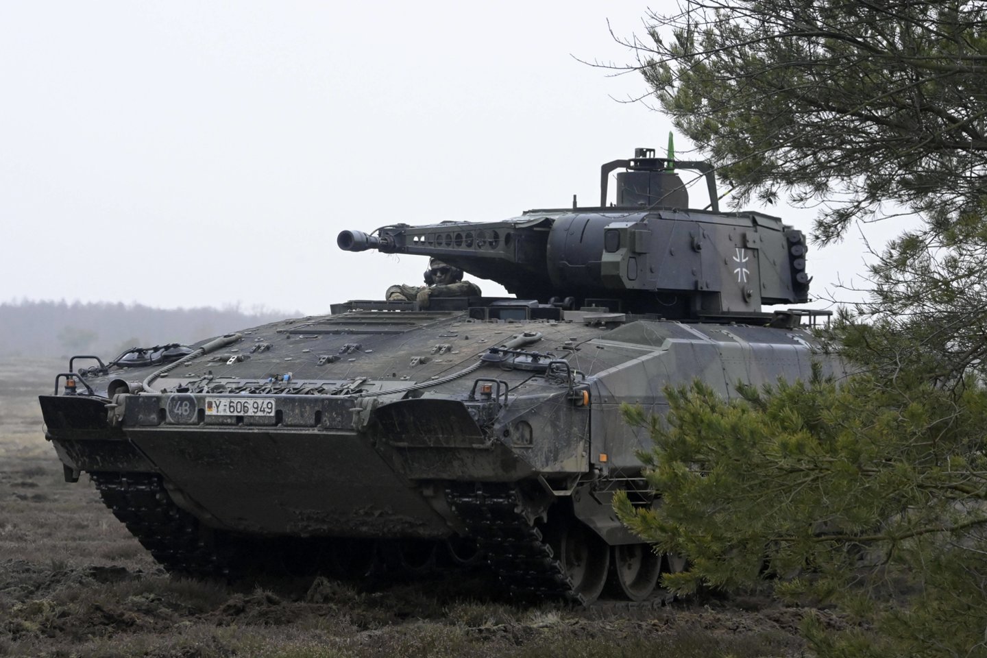 Vokietijos pėstininkų kovos mašina „Puma“.<br>Imago-images/Scanpix nuotr.