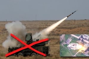 Įspūdingi vaizdai: ukrainiečiai be pasigailėjimo naikina rusų priešlėktuvines sistemas