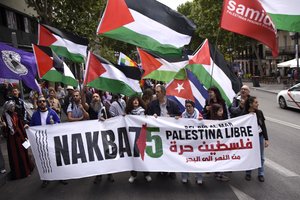 Okupuotame Vakarų krante palestiniečiai mini 75-ąsias „Katastrofos“ metines