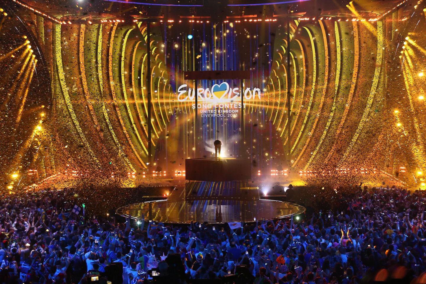 „Eurovizijos“ dainų konkurso akimirka.<br> EPA-ELTA nuotr.