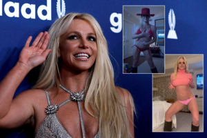 Po žinios apie pašlijusius santykius su vaikais – erotiški Britney Spears šokiai: nusimetė drabužius