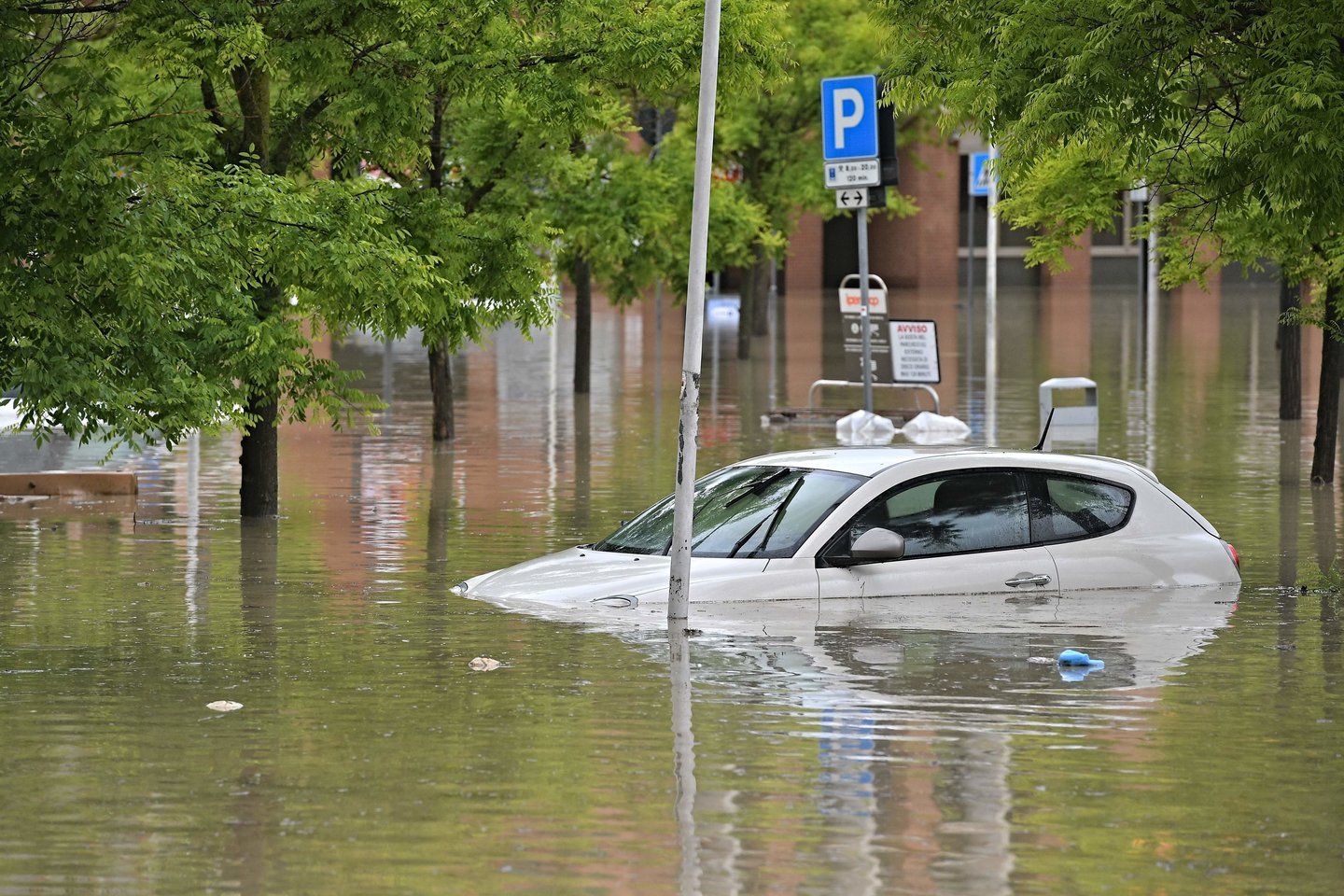 Potvyniai Italijoje. <br>AFP/Scanpix nuotr. 