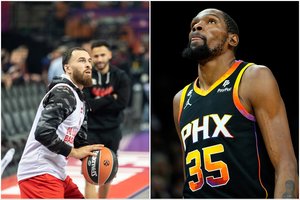 M. Jamesas ramina kauniečius dėl K. Duranto: „Kevinas tikrai nenori atostogų leisti Lietuvoje“