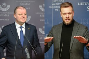 Po G. Landsbergio pareiškimo – S. Skvernelio reakcija: tai visuomenės šantažas