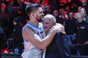 Vienas Jonavos klubo lyderių G. Huskičius žavisi trenerio V. Šeškaus sumanumu: „LKL pusfinalyje nebejausime spaudimo“