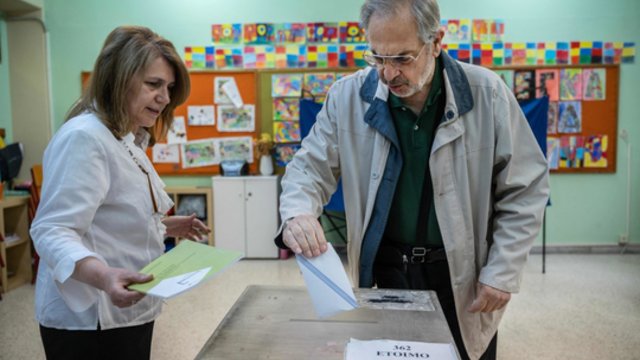 Graikijoje vyksta parlamento rinkimai
