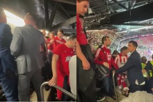 Sausakimšoje „Žalgirio“ arenoje – graikų sirgalių grumtynės: lietuviams teko bėgti