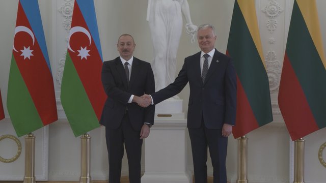 Vilniuje lankosi Azerbaidžano prezidentas: susitikimo metu aptarti bendradarbiavimo su Lietuva klausimai