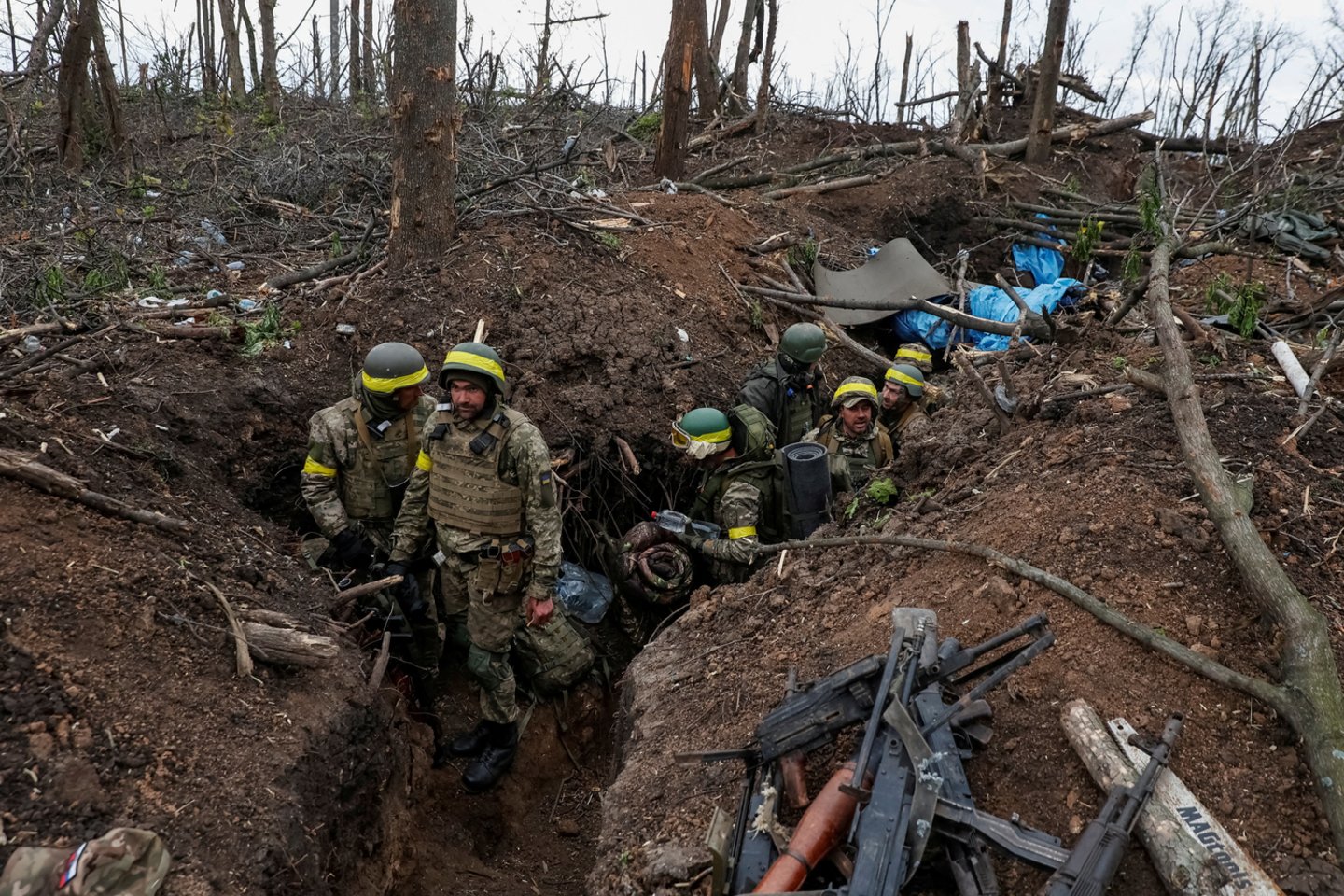 Karas Ukrainoje, Bachmutas.<br>Reuters/Scanpix nuotr.