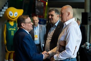 LKF būstinėje susirinko šalies krepšinio elitas: aptarė svarbius klausimus