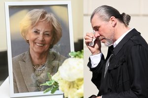 A. Adamkienės laidotuvėse pasirodęs J. Statkevičius nesulaikė ašarų: „Šito negaliu pamiršti“