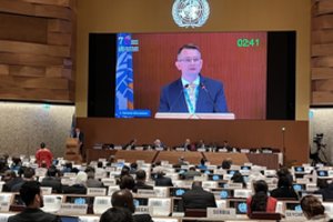 A. Dulkys Ženevoje: neatleistina, kad karą prieš Ukrainą sukėlusi Rusija vis dar yra PSO narė