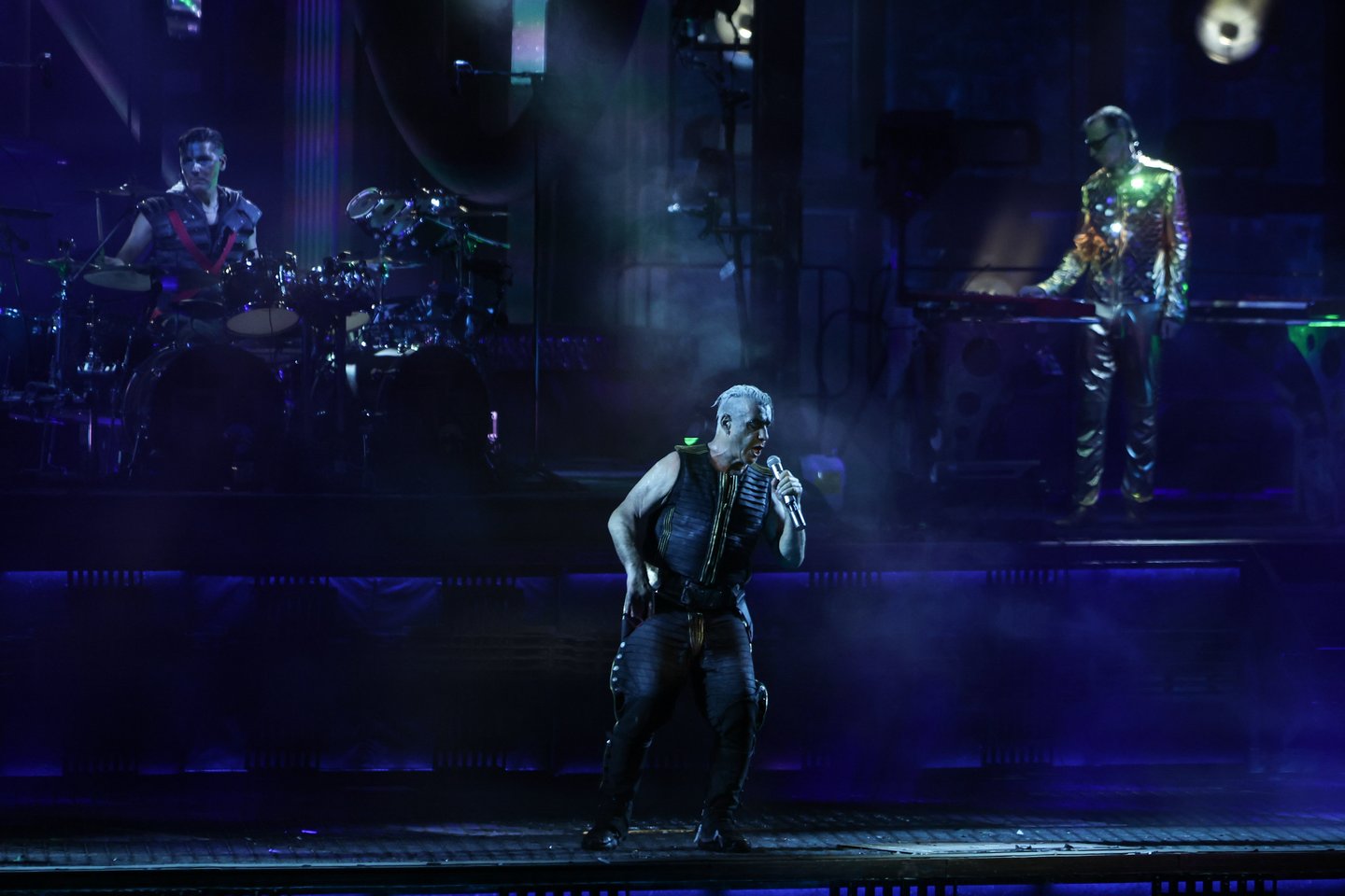„Rammstein“ koncerto akimirka.<br>R.Danisevičiaus nuotr.