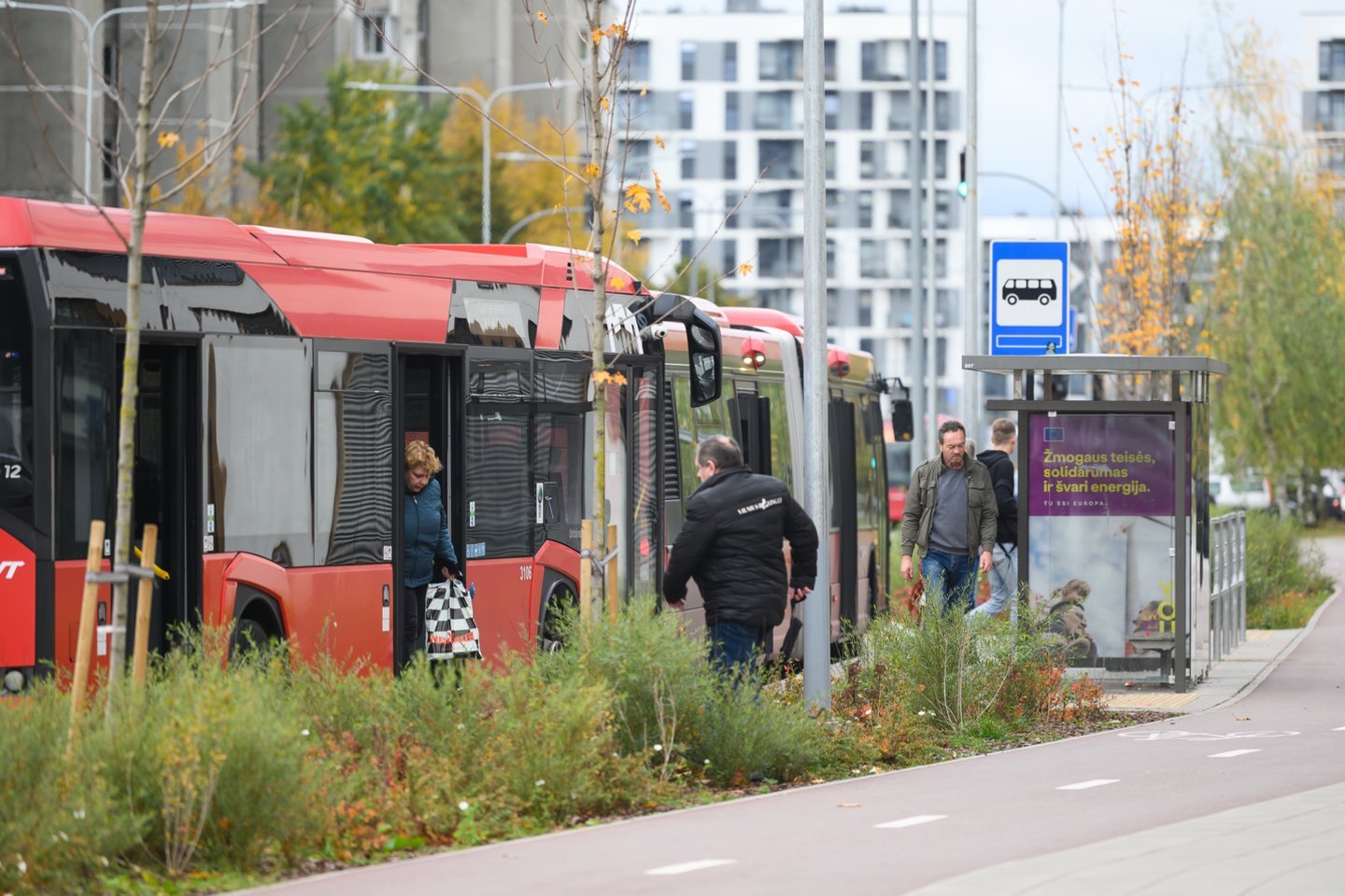 JUDU Vilniaus viešajame transporte įjungia naują e. bilieto sistemą.<br>V.Skaraičio nuotr.