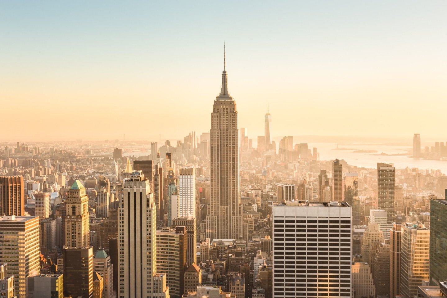 Mokslininkai teigia, kad dėl bendro Niujorko pastatų svorio metropolis gali nuskęsti.<br>123rf iliustr.