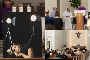 Kaune aukojamos mišios už Anapilin iškeliavusią Daivą Rudokaitę: susirinko artimieji ir būrys gerbėjų