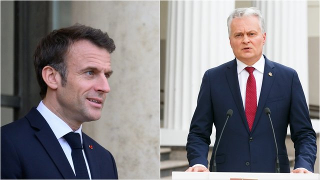 Paryžiuje – G. Nausėdos ir E. Macrono susitikimas: kalbės apie paramą Ukrainai
