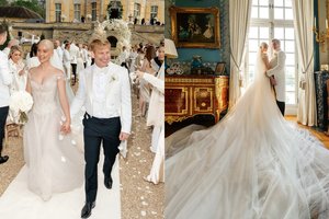 Prancūzijoje susituokė aktorė E. Čičinytė: svečiai iš viso pasaulio, dizainerių kurti įvaizdžiai ir M. Petruškevičiaus dekoracijos