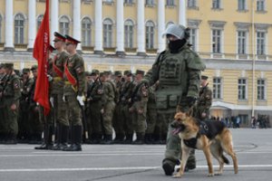 Rusijos parlamentas ruošiasi benamių šunų mobilizacijai: siųs į Ukrainą nukenksminti minų