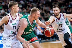 Netikėtumas Kaune: „7bet-Lietkabelio“ krepšininkai paguldė žalgiriečius ir pratęsė pusfinalio seriją
