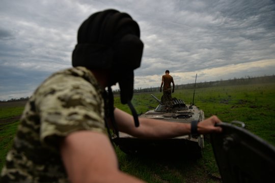 Karas Ukrainoje. Bachmutas.