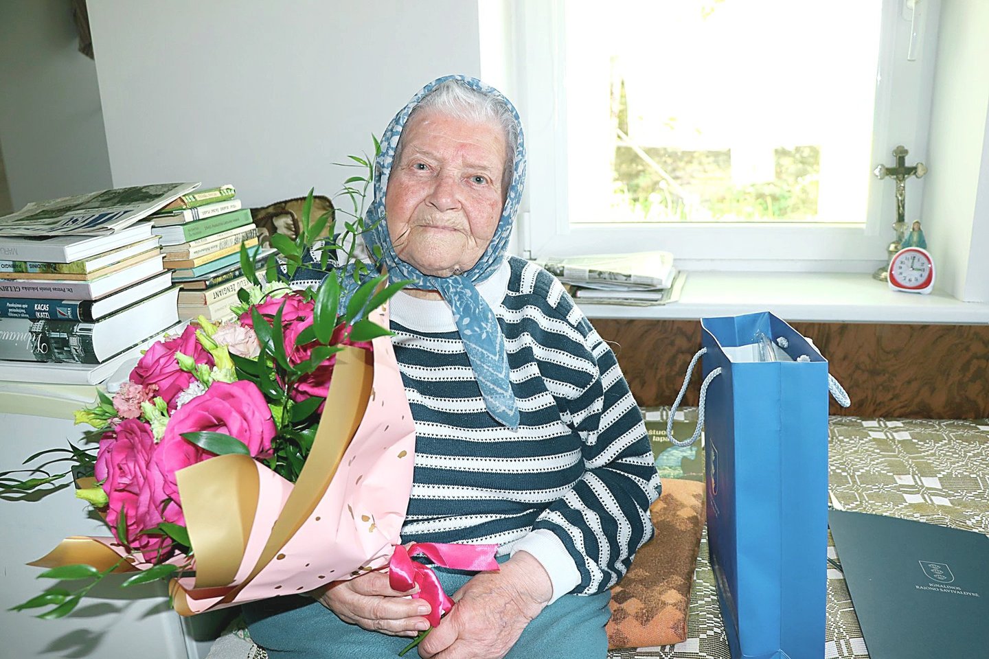Ignalinos rajono kaime su dukra gyvenanti Natalija Kričelienė atšventė savo 101-ąjį gimtadienį. 