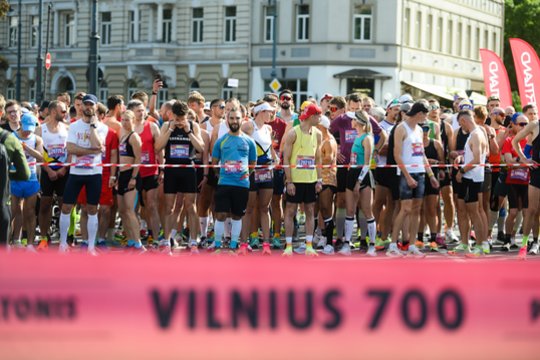 „Vilnius 700 pusmaratonis“ akimirka.<br>V.Skaraičio nuotr.